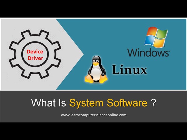 What Is System Software ? |  Functions And Types Of System Software