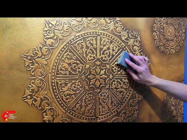 A creative way to make antica copper wall decor (shilling) for lovers of antique
