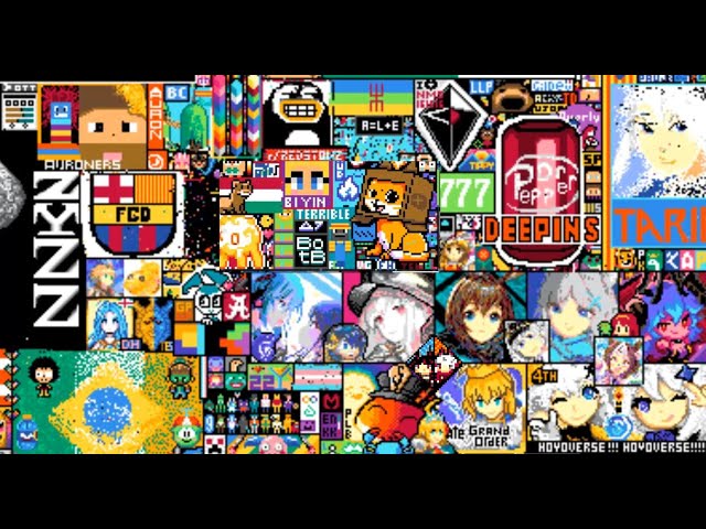 r/place United Gacha Alliance survived till the very end!