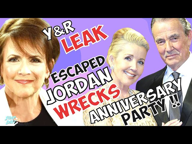 Young and the Restless LEAK: Escaped Jordan Wrecks Victor & Nikki’s Anniversary Party! #yr