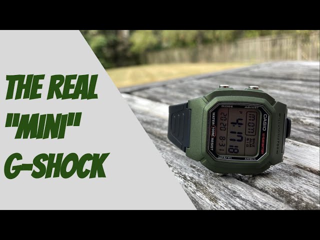 THE REAL MINI G SHOCK - Casio W-800HM Review (Best Alternative to G-Shock)
