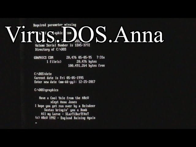 Virus.DOS.Anna (Merry Christmas!)