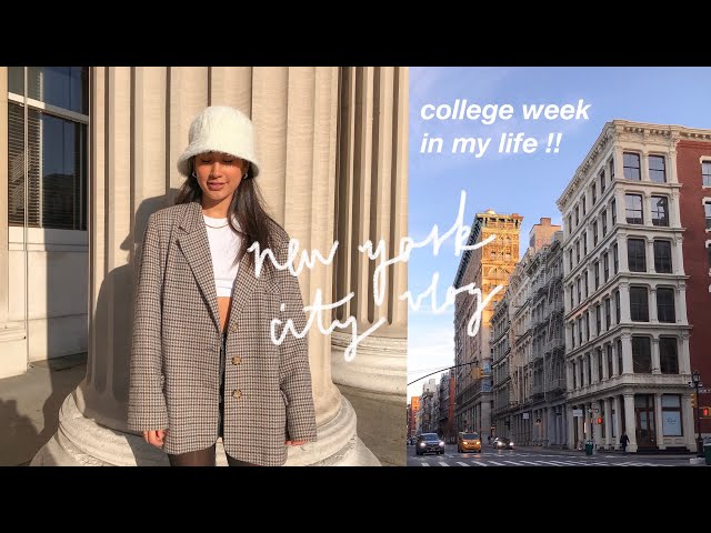 college week in my life // study abroad in nyc !!