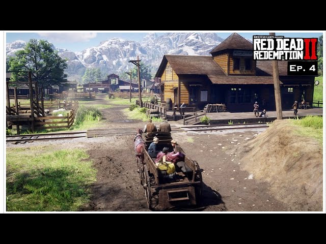 Red Dead Redemption 2 Playthrough (PS5 1080p) - EP 4 First Visit to Valentine