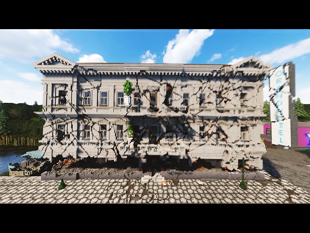 Realistic Building Demolition | Teardown