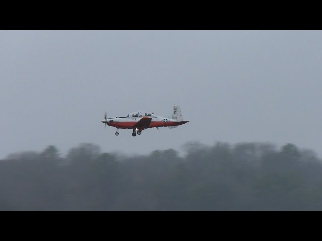T-6 Texan Instrument Approach Training in Bad Weather