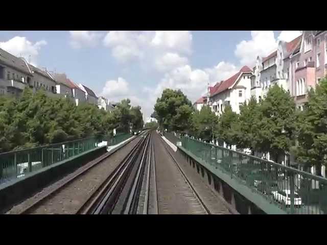 U-Bahn Berlin - U2 Führerstandsmitfahrt / Cab Ride: Ruhleben - Pankow