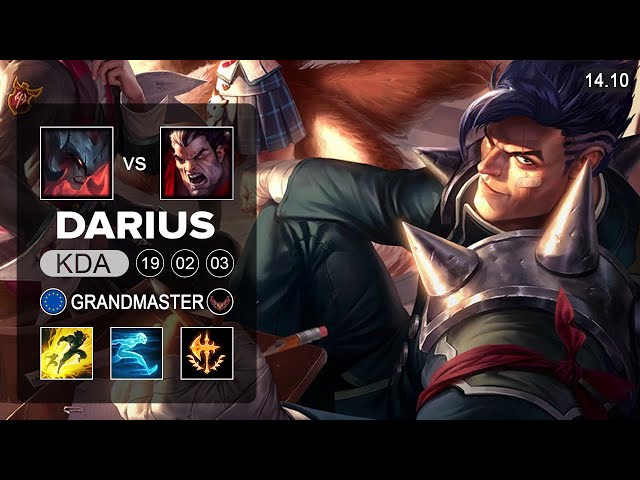Darius vs Aatrox Top - EUNE Grandmaster - Patch 14.10 Season 14
