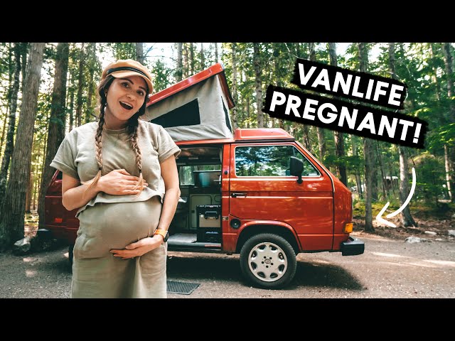 VAN LIFE Road Trip at 33 Weeks PREGNANT| Westfalia Kootenay Camping