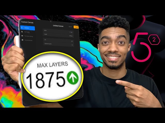 How many layers can you have in Procreate 5.2? | M1 iPad Pro Review