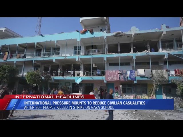 International pressure mounts to reduce civilian casualties