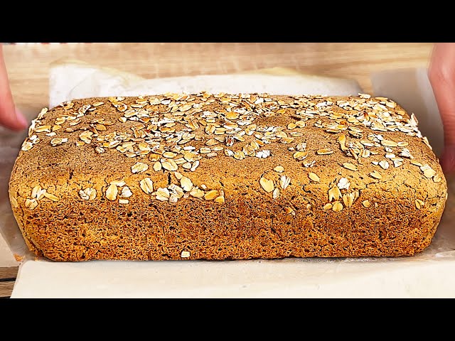 Nothing but oatmeal! I cook amazing soft sugar-free bread every day