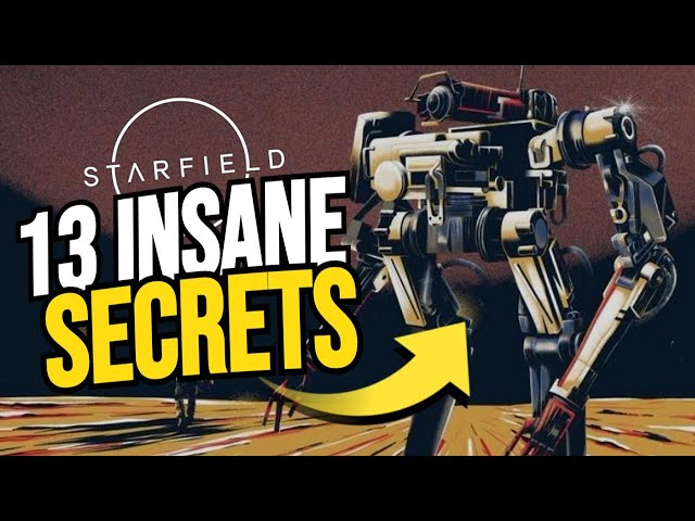 🚨 13 Secrets That Starfield NEVER Tells You! Infinite Ammo, Infinite Legendaries And MORE!