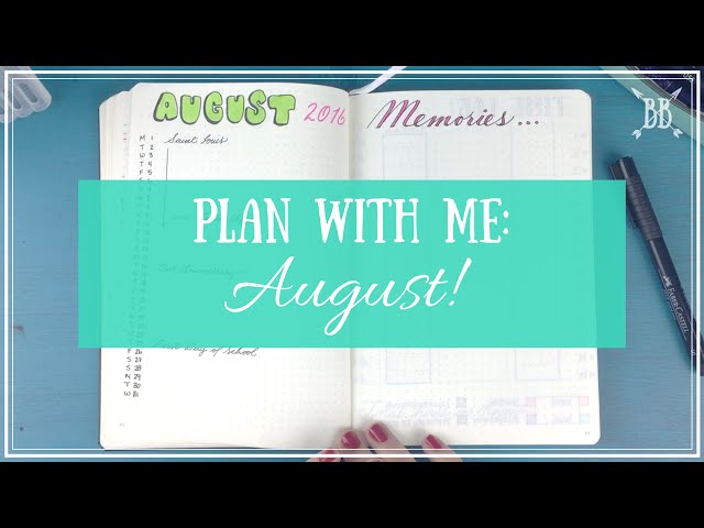 PLan With Me 08: August