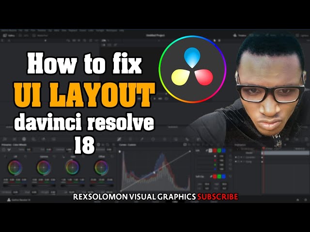 NEW WAY😍! How to fix UI LAYOUT davinci resolve 18