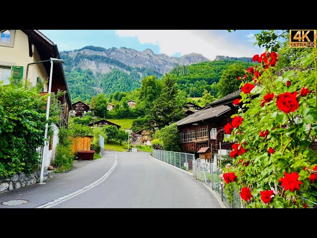 🇨🇭Driving in Switzerland | Swiss Village Brienz To Intarlaken Road Trip