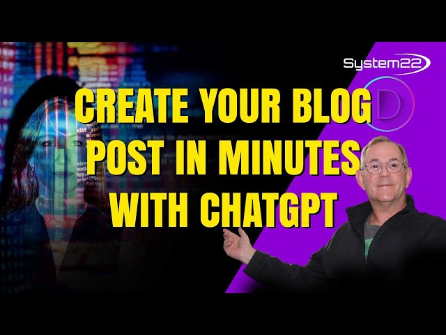 Create Your Blog Post In Minutes With ChatGPT