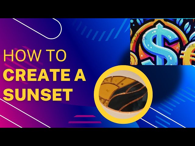 HOW TO CREATE A SUNSET In stained glass