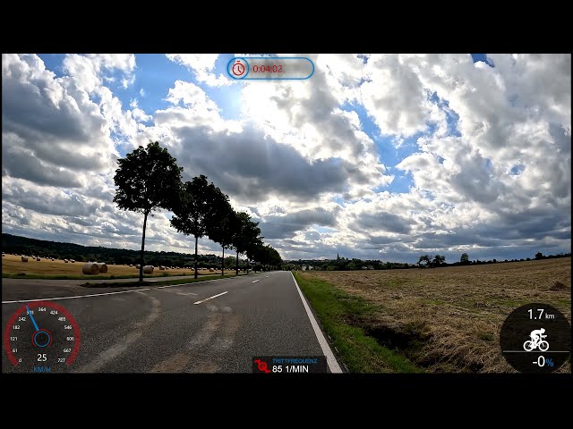 30 minute Scenic 🚴‍♀️🌩🌪🌤 Indoor Cycling Workout Garmin 4K Video