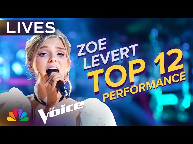 Zoe Levert Performs "Stick Season" by Noah Kahan | The Voice Lives | NBC