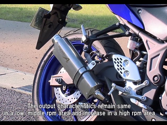 YAMAMOTO SPEC-A Slip-on Exhaust Type S for YAMAHA YZF-R25 Overview