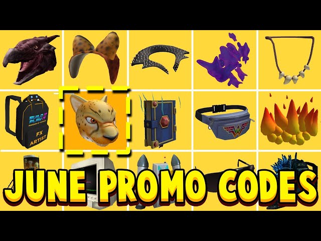 ALL NEW ROBLOX PROMO CODES JUNE 2021! New Promo Code Working Free Items NEW EVENTS (Not Expired)