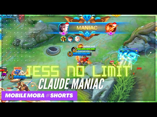 Jess No Limit Claude MANIAC!! Mobile Moba #Short #Shorts
