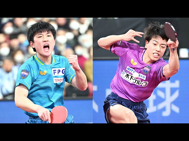 2024 All Japan Table Tennis Championships｜Men's Singles　Semi Final HARIMOTO vs SHINOZUKA