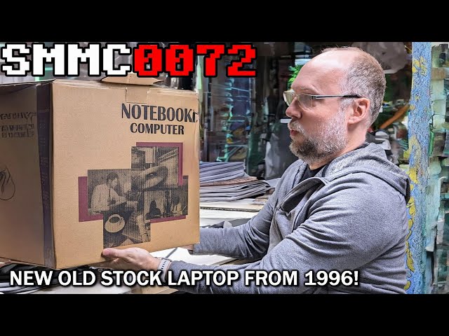 0072 Unboxing and testing a brand new 27 year old laptop