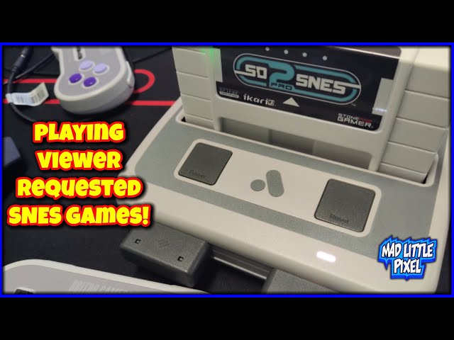 Playing SNES Games YOU Recommend! Madlittlepixel LIVE