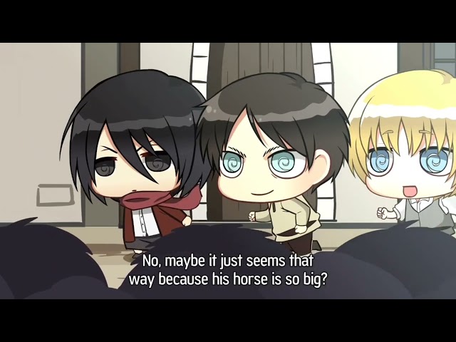 4 times Mikasa making fun of Levi's height