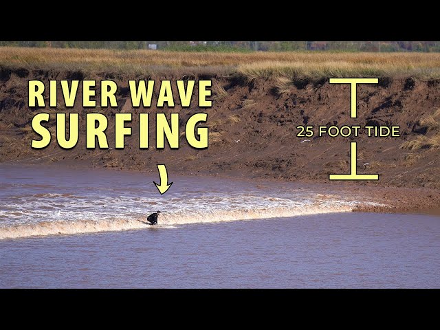 Surfing Canada's River Wave - Moncton Tidal Bore