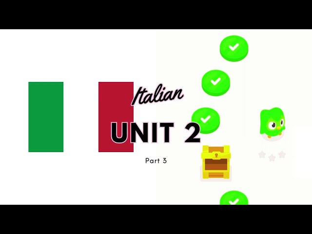 Learning Italian on Duolingo Unit 2: Part 3 - Talk About Jobs