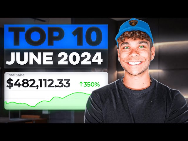 Top 10 Products To Sell In June 2024 | Shopify Dropshipping