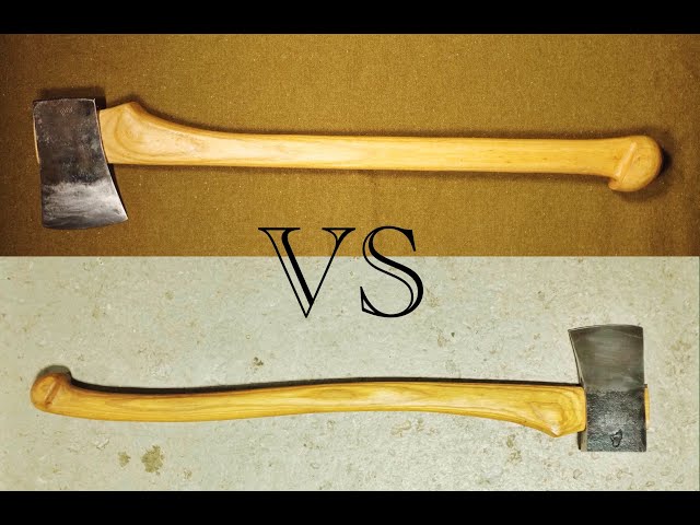 Straight vs Curved Axe Handles