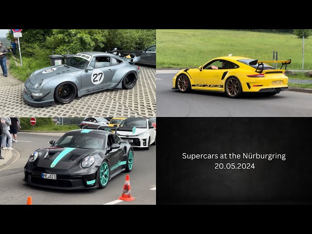 Supercars at the Nürburgring, 20.05.2024 - GT4RS, GT3RS, 720s, AMG GTR and more!