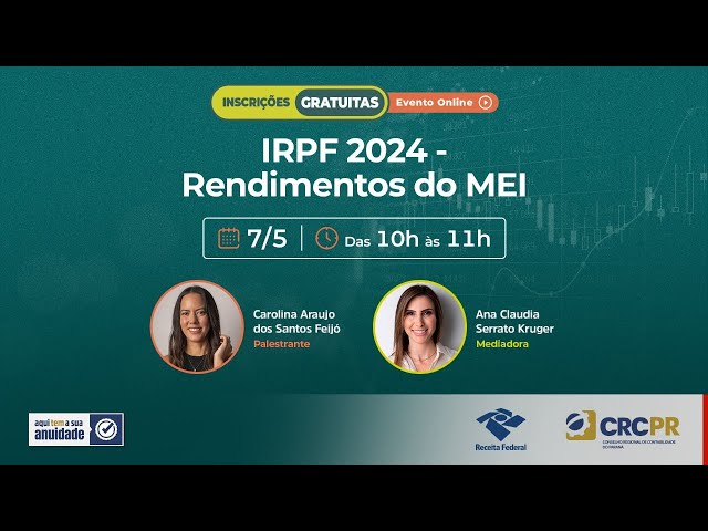 IRPF 2024 - Rendimentos do MEI