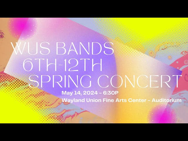 WUS Bands Spring Concert 2024