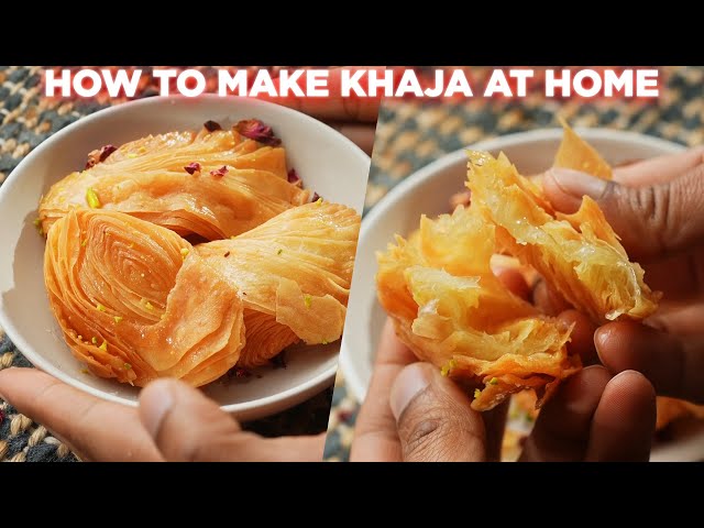 How To Make Sweet Khaja At Home