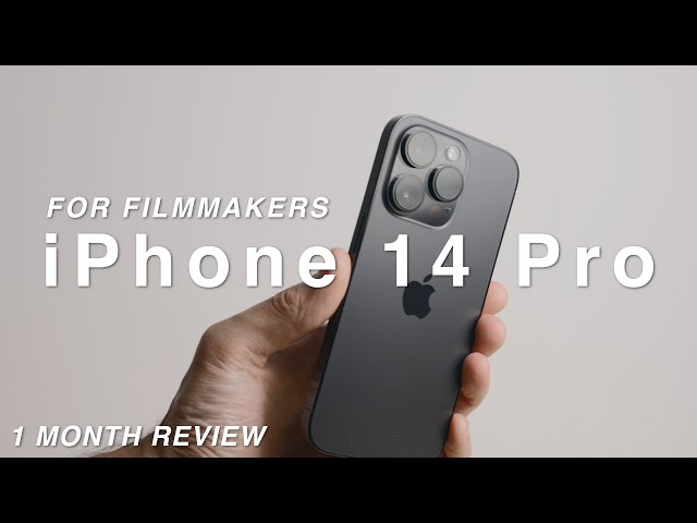 iPhone 14 Pro for FILMMAKERS | REVIEW | 1 Month Filming with the new iPhone (BMPCC 6K / Pro user)