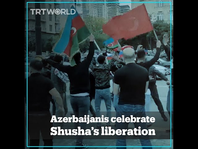 Azerbaijanis celebrate the liberation of Shusha
