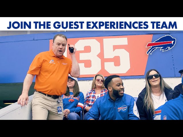 Join The Buffalo Bills Guest Experiences Team! | Steve Tasker Needs Your Help!