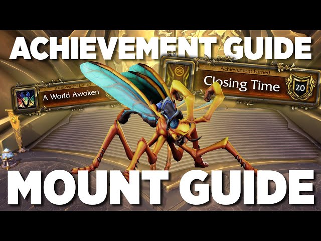 Bestowed Sandskimmer Mount - Closing Time Achievement Guide - Dragonflight Meta Achievement Guide