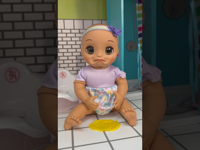 Potty Training Baby alive doll #shorts #babyalive #babydoll