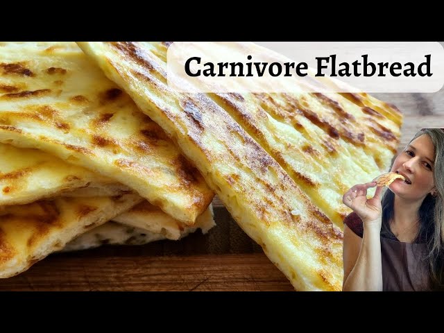 Carnivore AND Keto Flatbread - make it with only 3 INGREDIENTS!