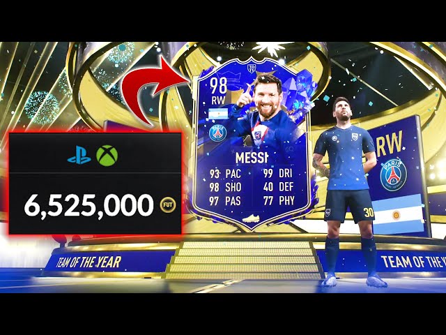Can't Believe I Packed TOTY Messi