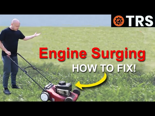 How to Fix Lawn mower Engine Surging on Briggs & Stratton Lawnmower Engine!