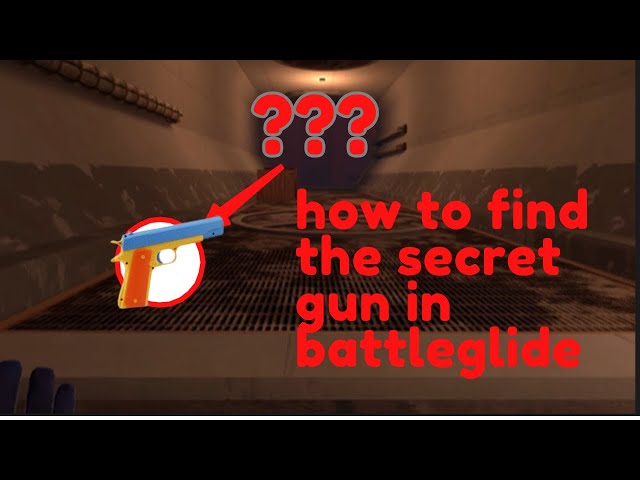 How to find the secret tutorial gun in BattleGlide