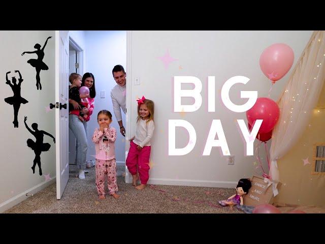 WE DID IT! OUR BEST SURPRISE YET! OUR DAUGHTER IS TURNING 4!