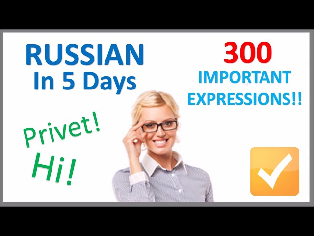 Learn Russian in 5 Days - Conversation for Beginners